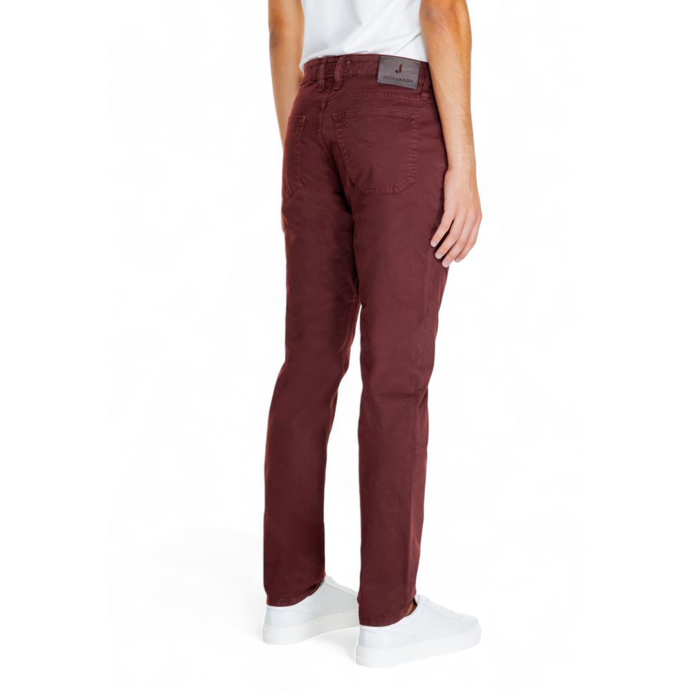 Jeckerson Red Cotton Jeans & Pant