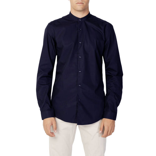 Antony Morato Blue Cotton Shirt