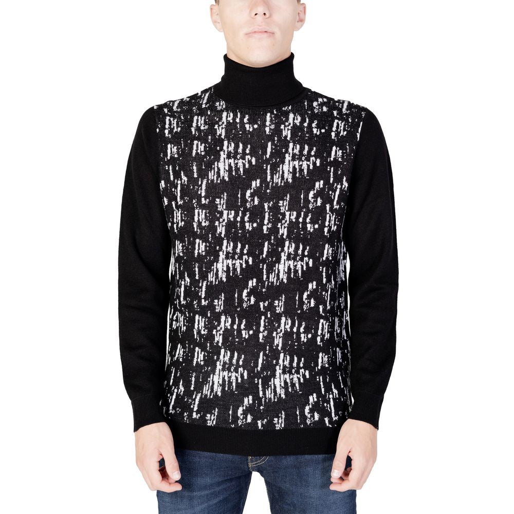 Antony Morato Black Wool Sweater