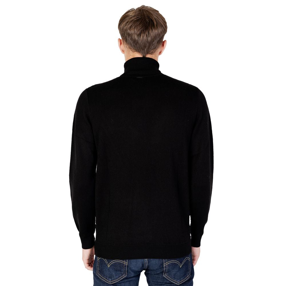 Antony Morato Black Wool Sweater