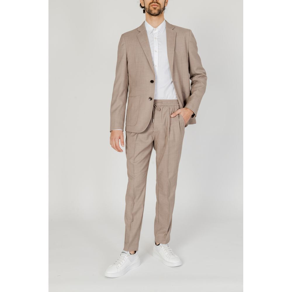 Antony Morato Beige Polyester Suit