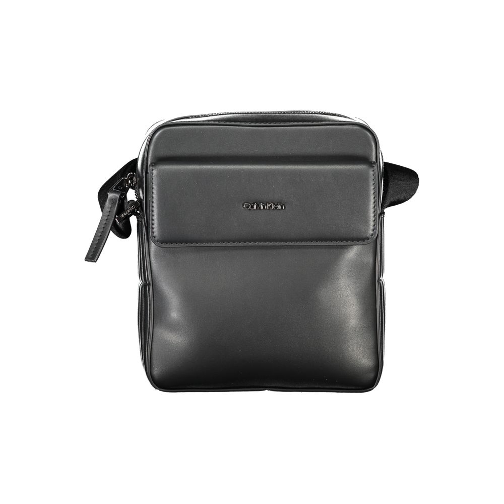 Calvin Klein Black Polyester Men Shoulder Bag