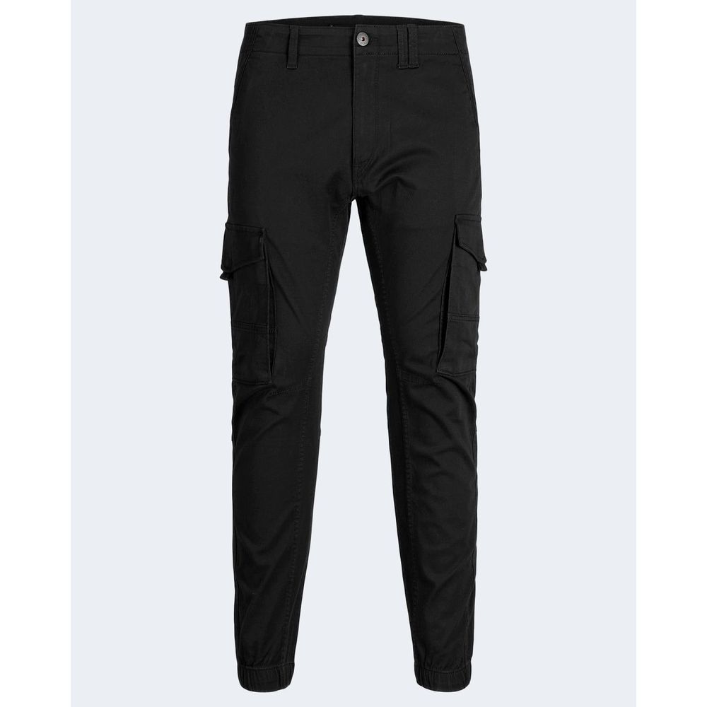 Jack Jones Black Cotton Jeans & Pant