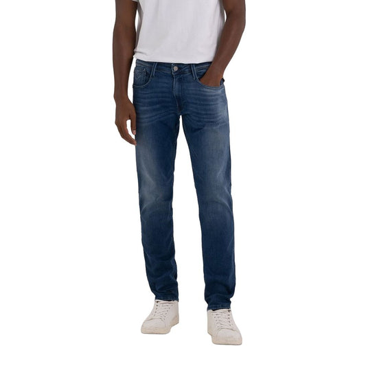 Replay Blue Cotton Jeans & Pant