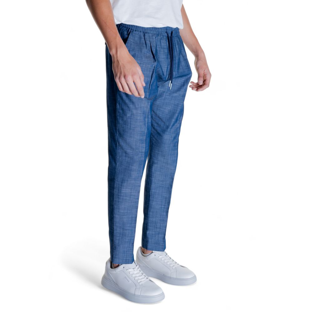 Antony Morato Blue Cotton Jeans & Pant