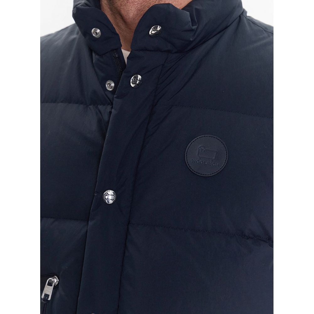 Woolrich Blue Polyester Vest