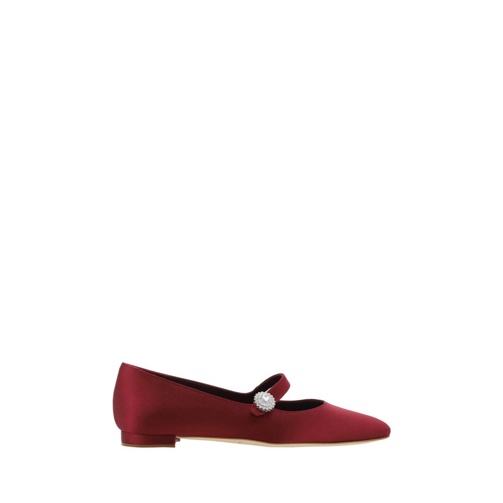 Manolo Blahnik Mary Jane Ballerinas