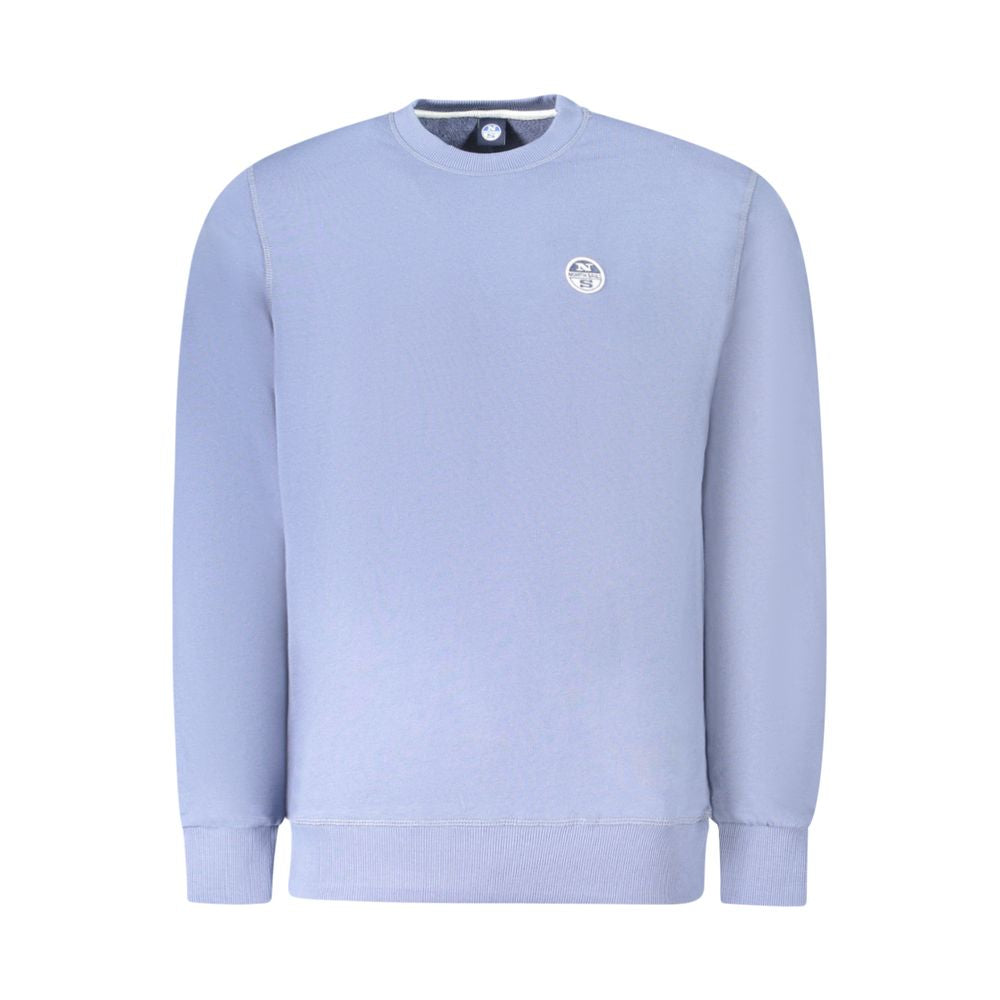 North Sails Blue Cotton Men Sweater