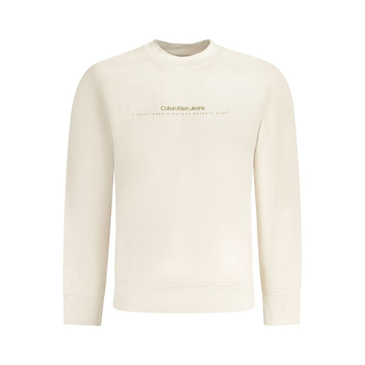 Calvin Klein Beige Cotton Men Sweater