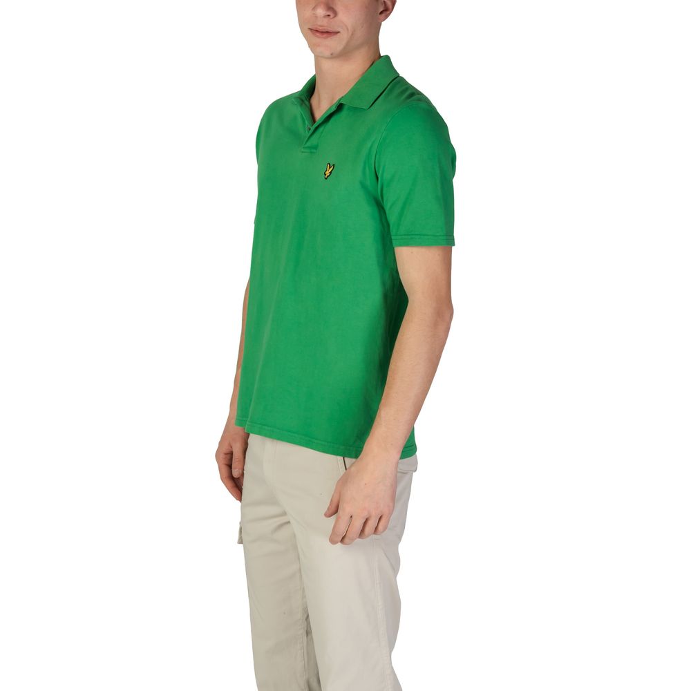 Lyle & Scott Green Cotton Polo Shirt