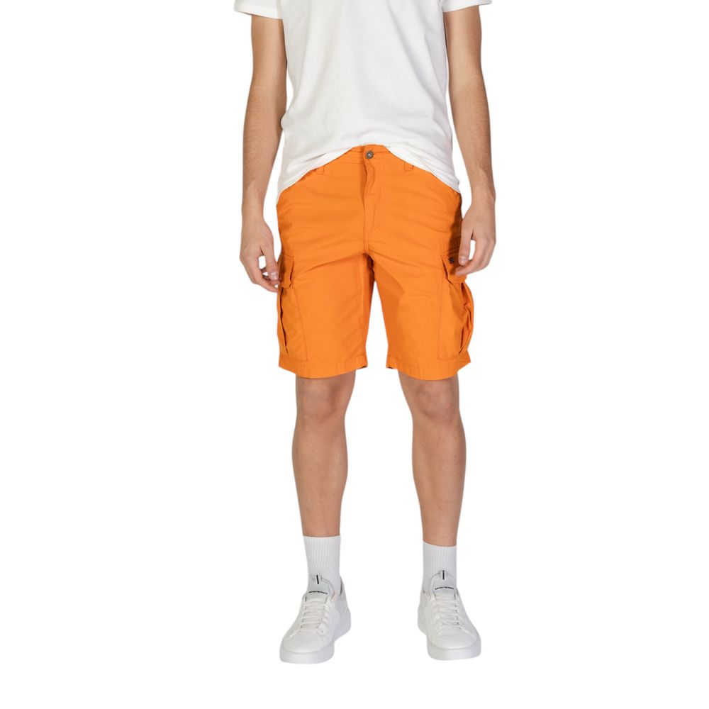 Napapijri Orange Cotton Short