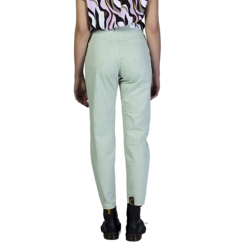 Calvin Klein Jeans Green Cotton Jeans & Pant