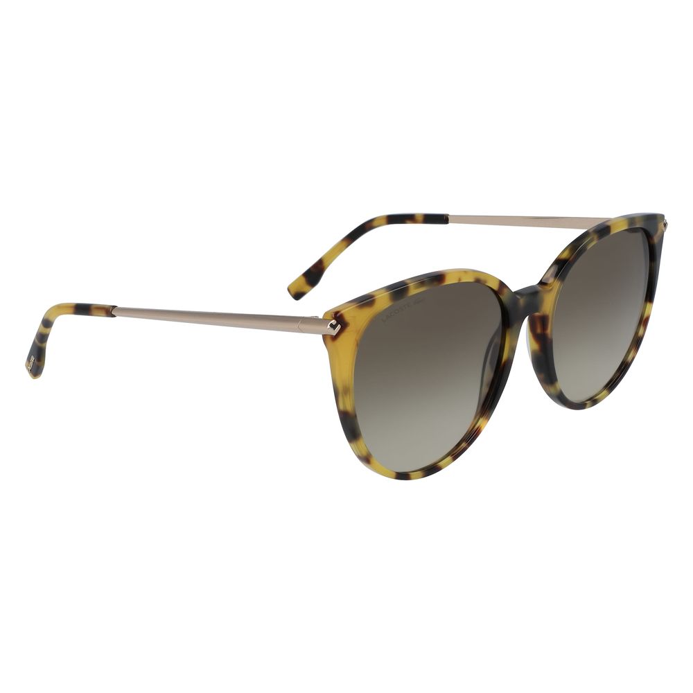 Lacoste Brown Metal Sunglasses