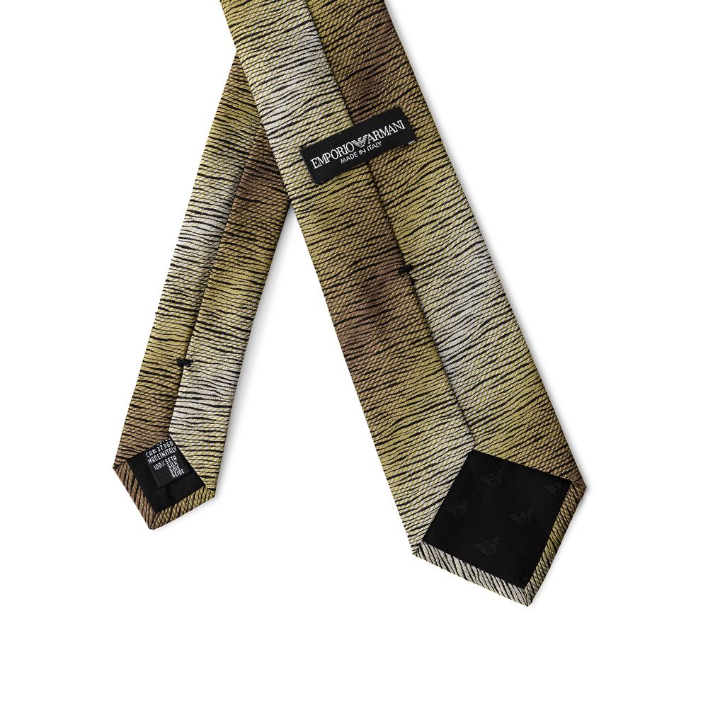 Emporio Armani Multicolor Silk Ties & Bowty