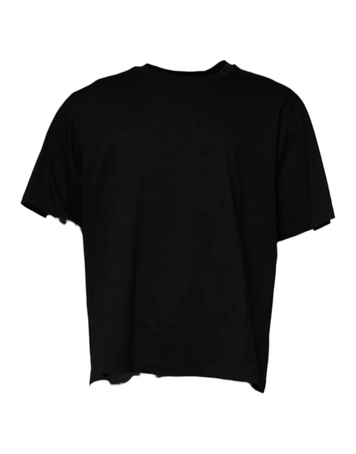 Dolce & Gabbana Black Crew Neck Short Sleeve T-shirt