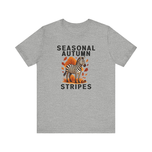 Seasonal Autumn Stripes – Zebra Tee T-Shirt
