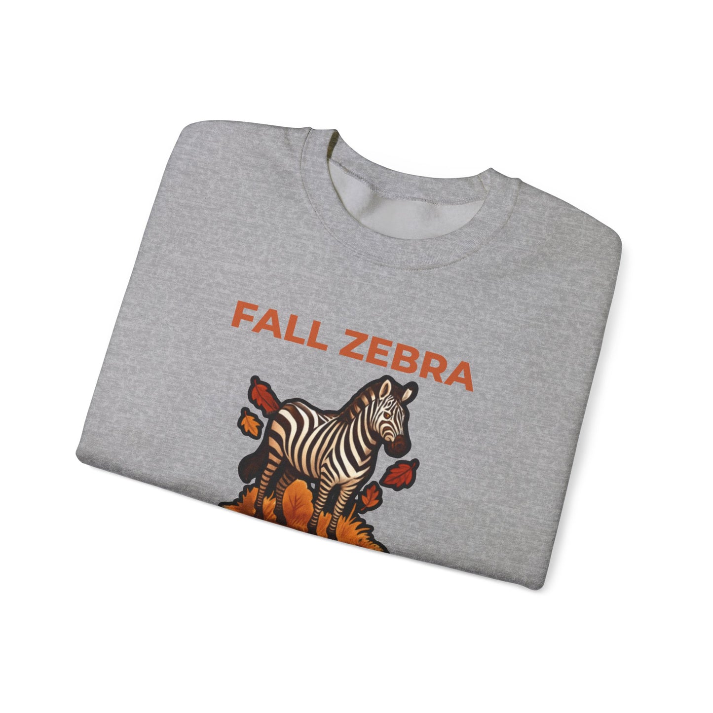 Fall Zebra Stripes Sweatshirt – Cozy Sweatshirt
