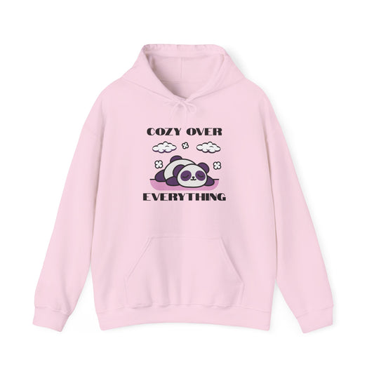 Cozy Over Everything Panda Hoodie