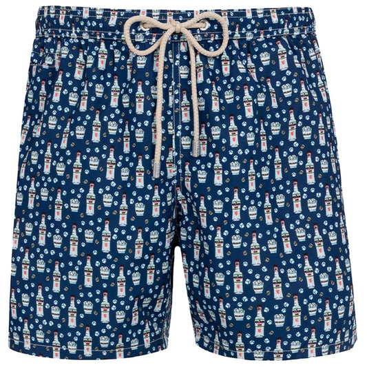 MC2 Saint Barth Blue Polyester Men's Swim Trunk