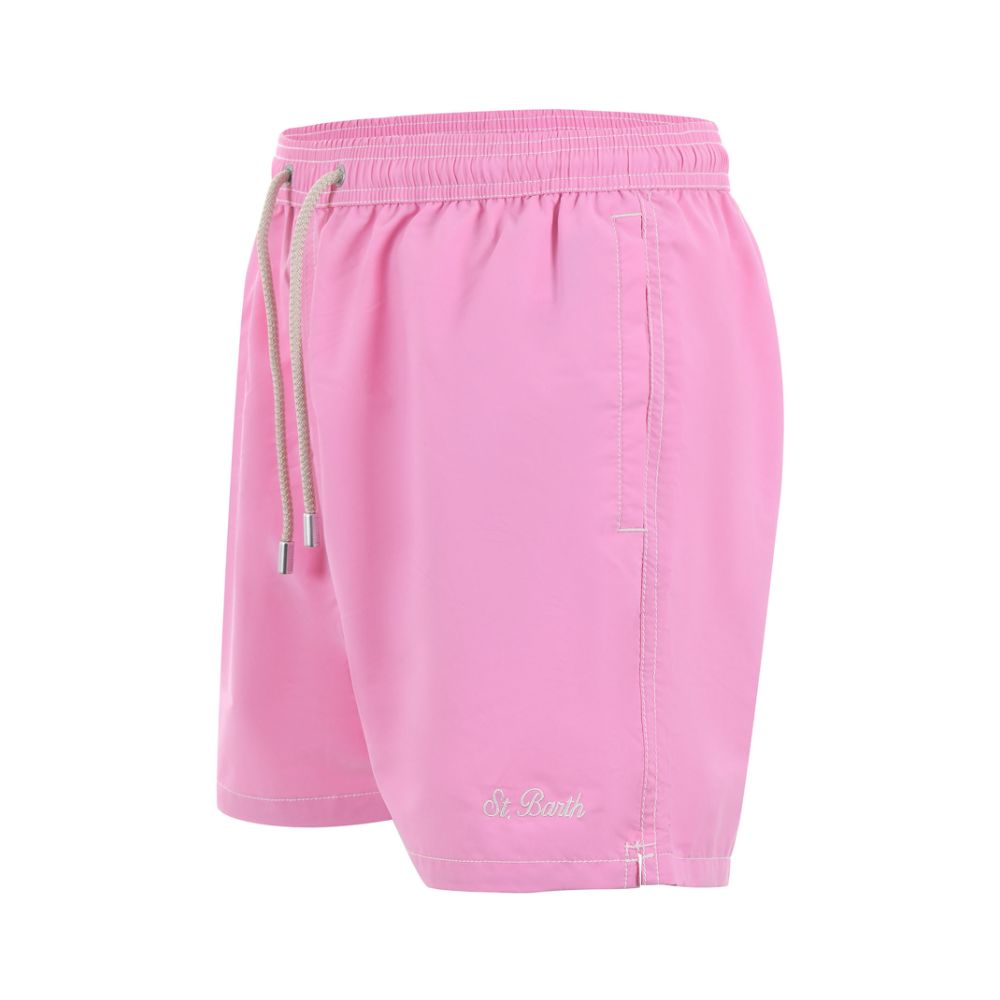 MC2 Saint Barth Pink Polyester Men's Swim Trunk