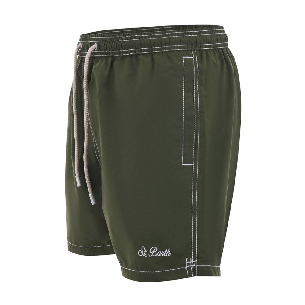 MC2 Saint Barth Green Polyester Men's Swim Trunk