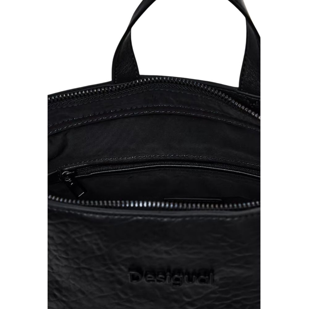 Desigual Black Polyethylene Backpack