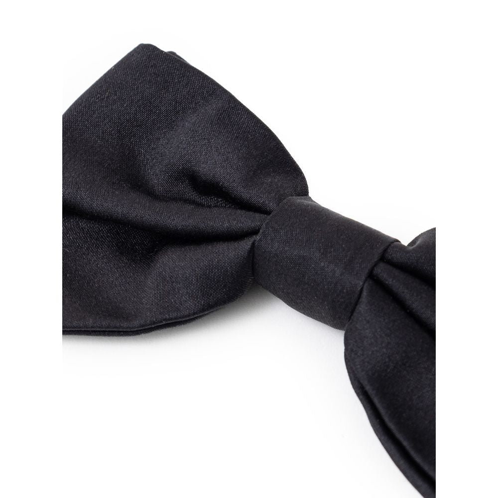 Dolce & Gabbana Black Silk Ties & Bowty