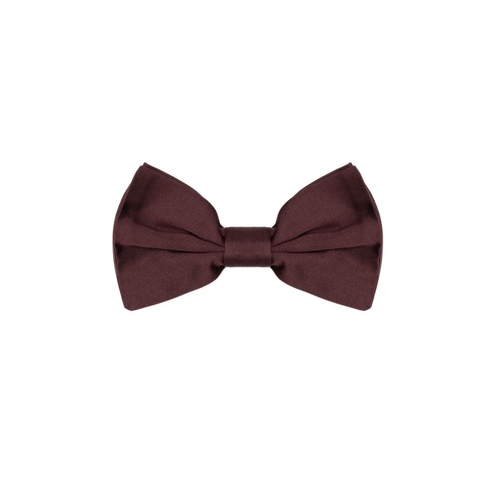 Dolce & Gabbana Burgundy Silk Ties & Bowty