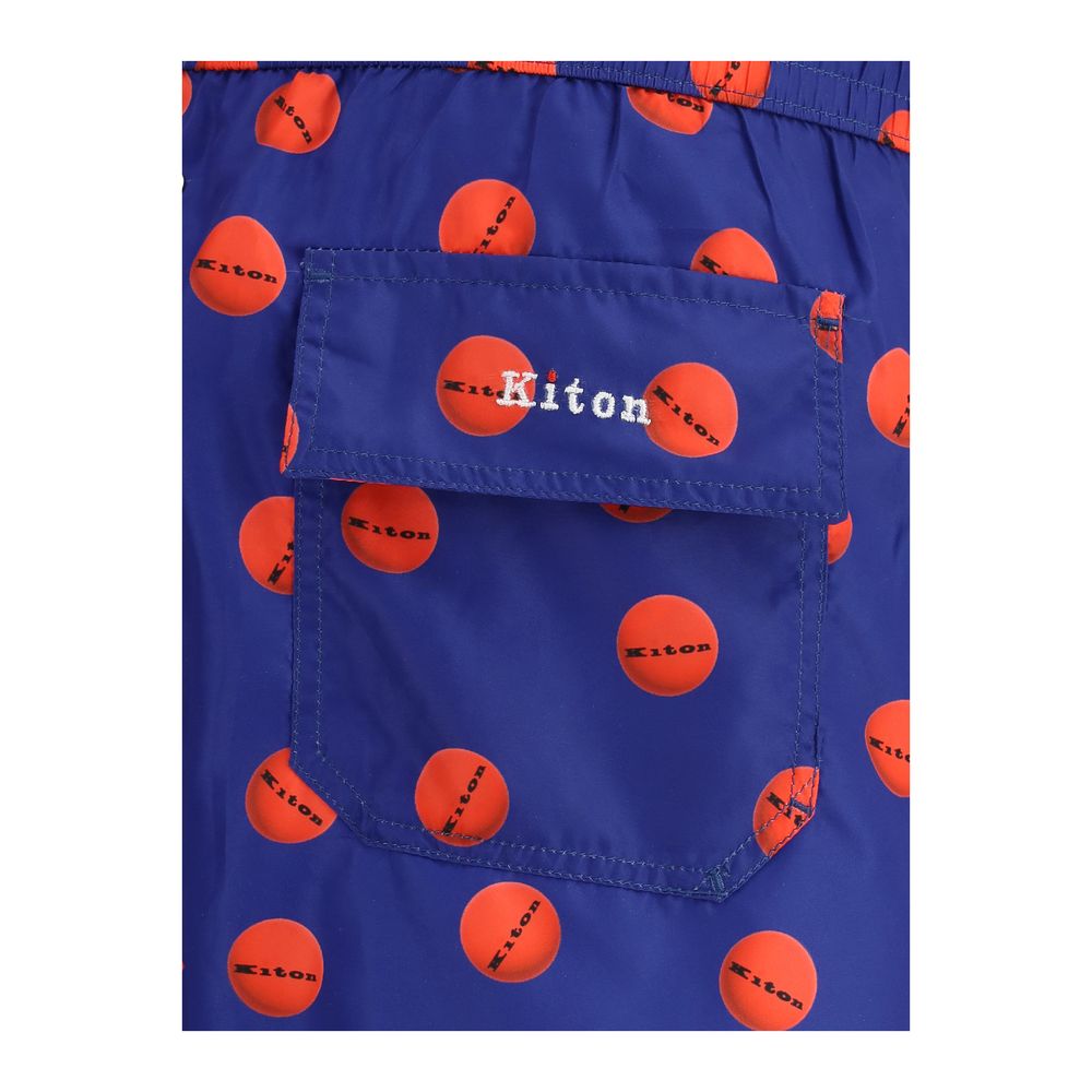 Kiton Logoed Swimshorts