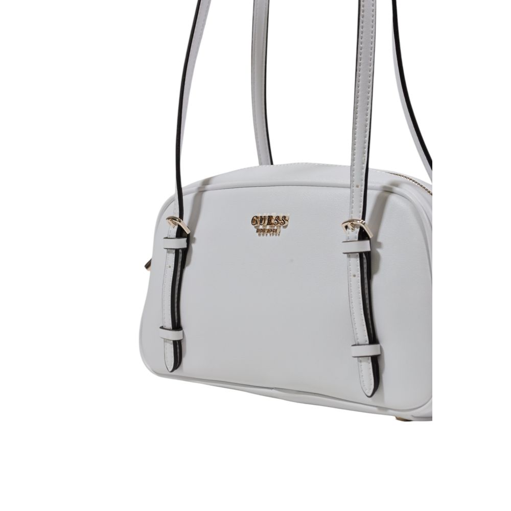 Guess White Polyethylene Handbag