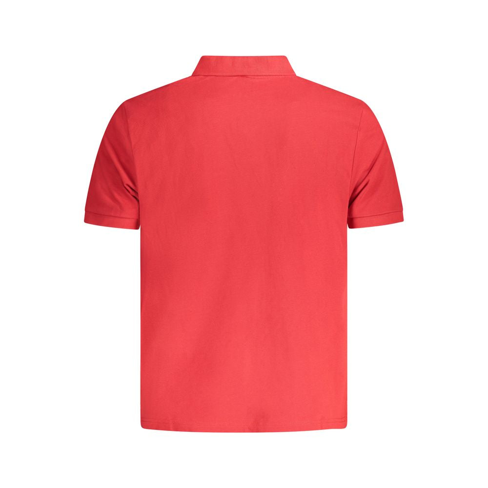 North Sails Red Cotton Men Polo Shirt