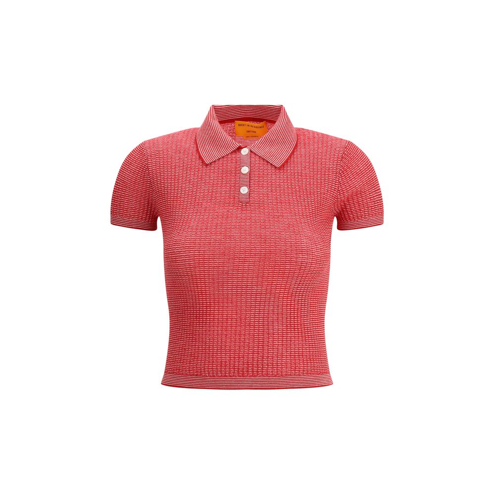 Guest in Residence Shrunken cashmere Polo Shirt