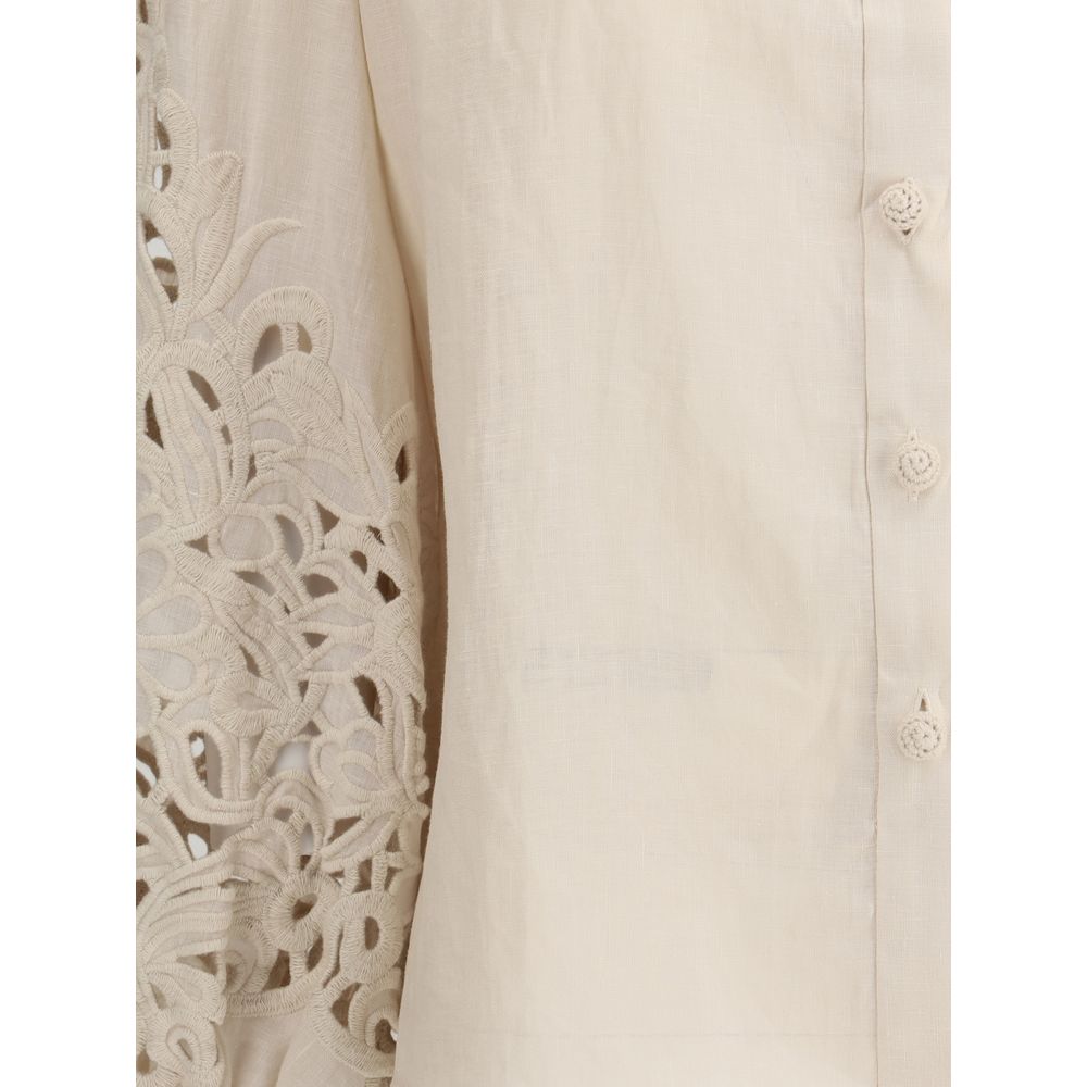 Zimmermann Wylie Embroidered Blouse