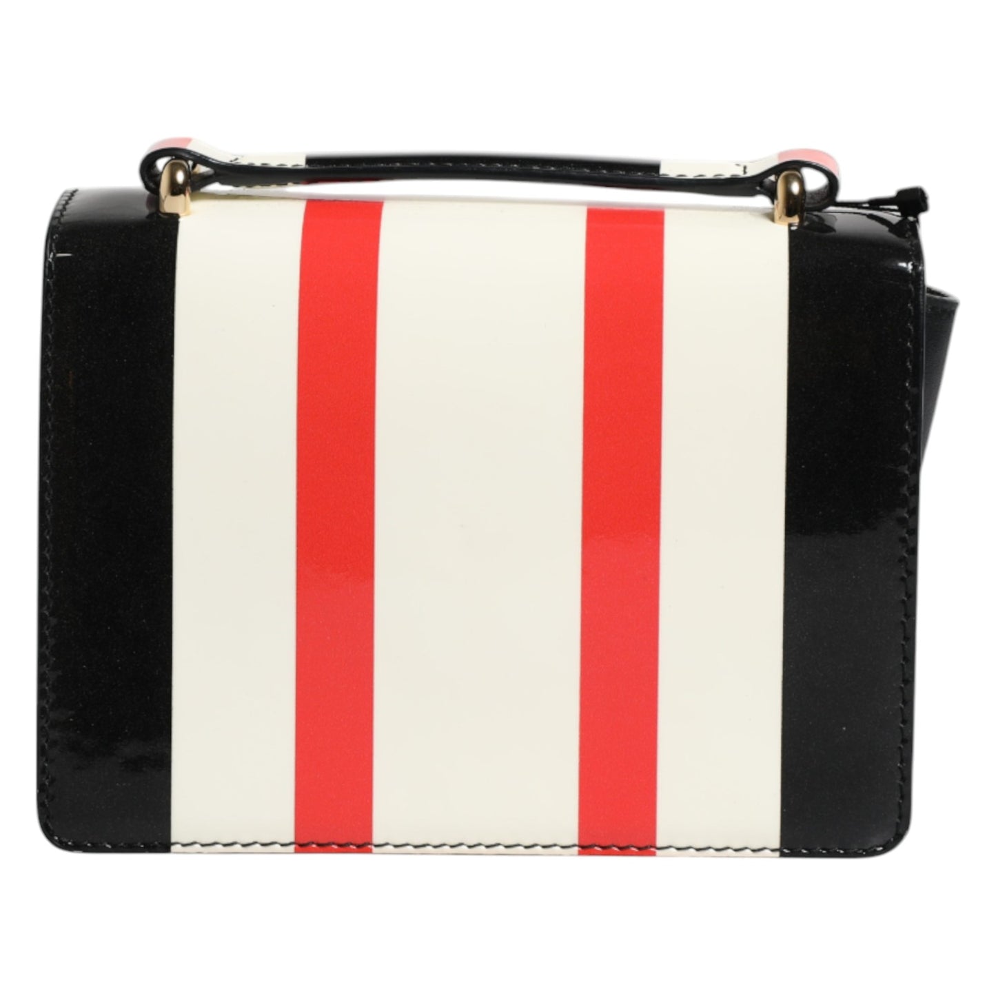 Dolce & Gabbana Multicolor Stripes Leather Crossbody Bag