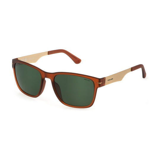 Police Brown Plastic Sunglasses