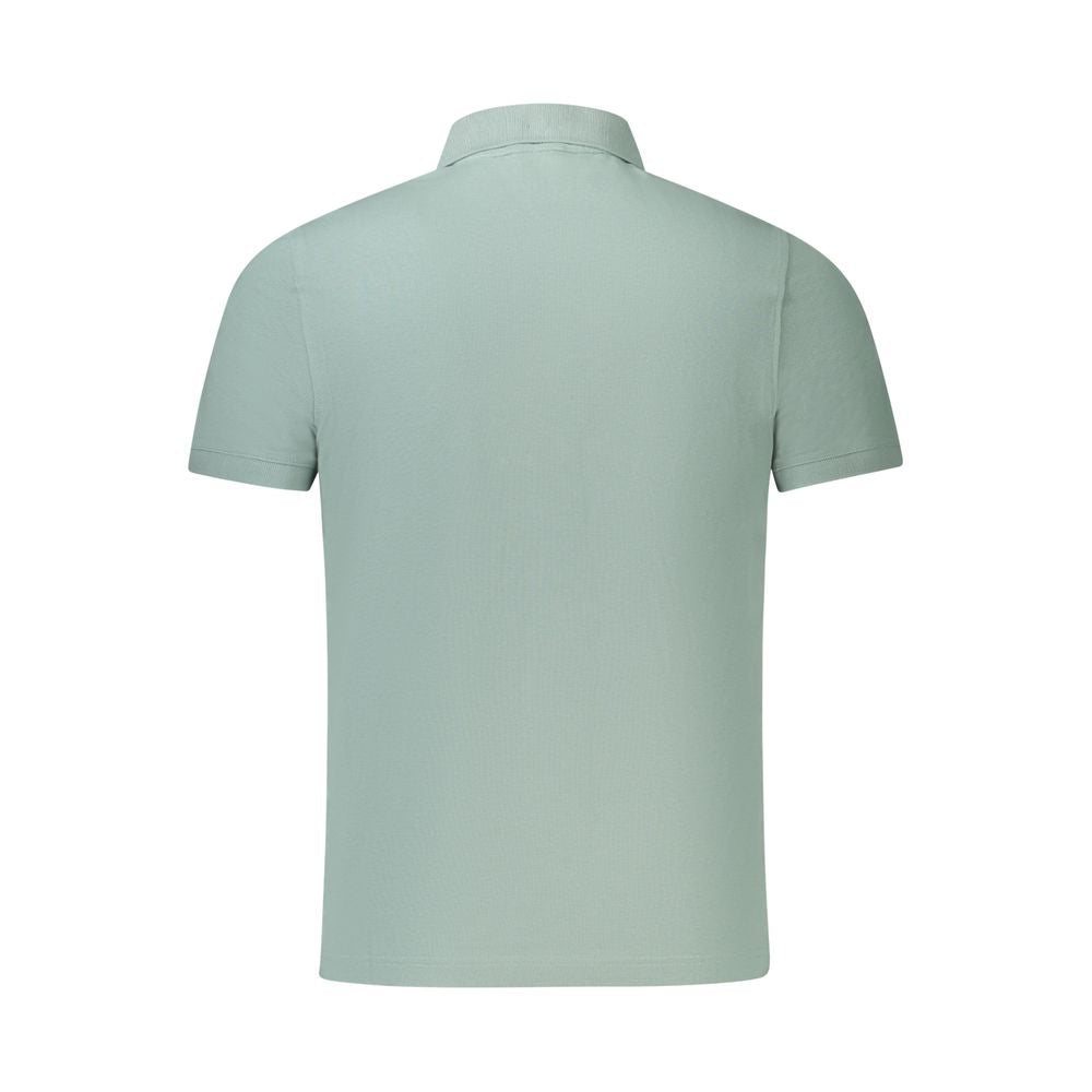 K-WAY Green Cotton Men Polo Shirt