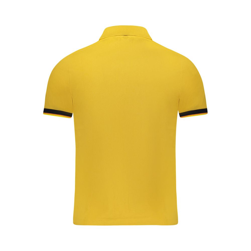 K-WAY Yellow Cotton Men Polo Shirt