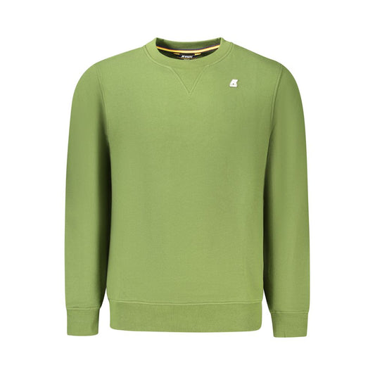 K-WAY Green Cotton Men Sweater