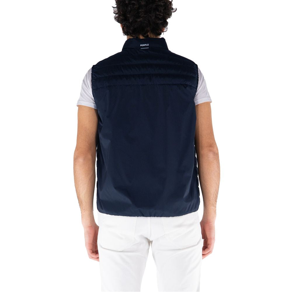 People Of Shibuya Green Polyester Men's Vest