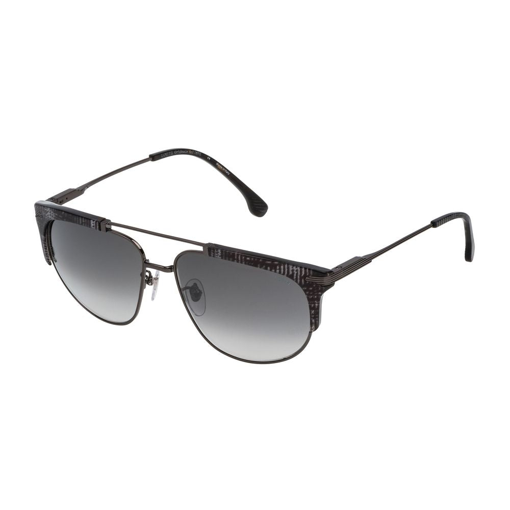 Lozza Brown Metal Sunglasses