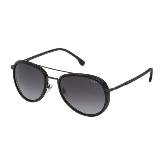 Lozza Brown Metal Sunglasses