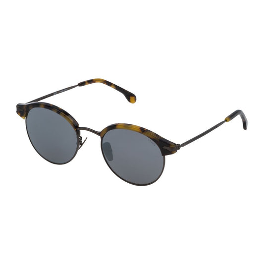 Lozza Brown Metal Sunglasses