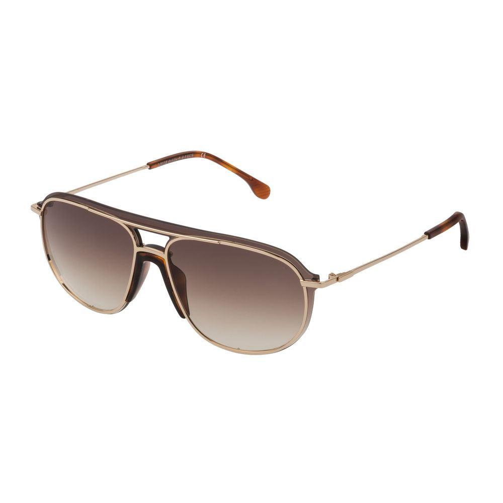 Lozza Rose Gold Metal Sunglasses