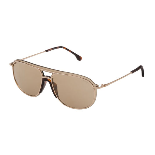 Lozza Rose Gold Metal Sunglasses