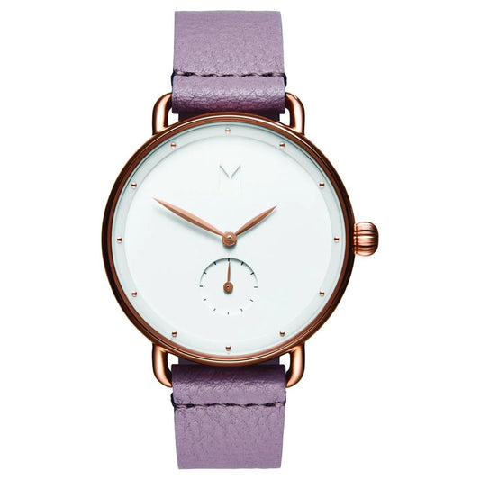 MVMT Purple Leather Watch