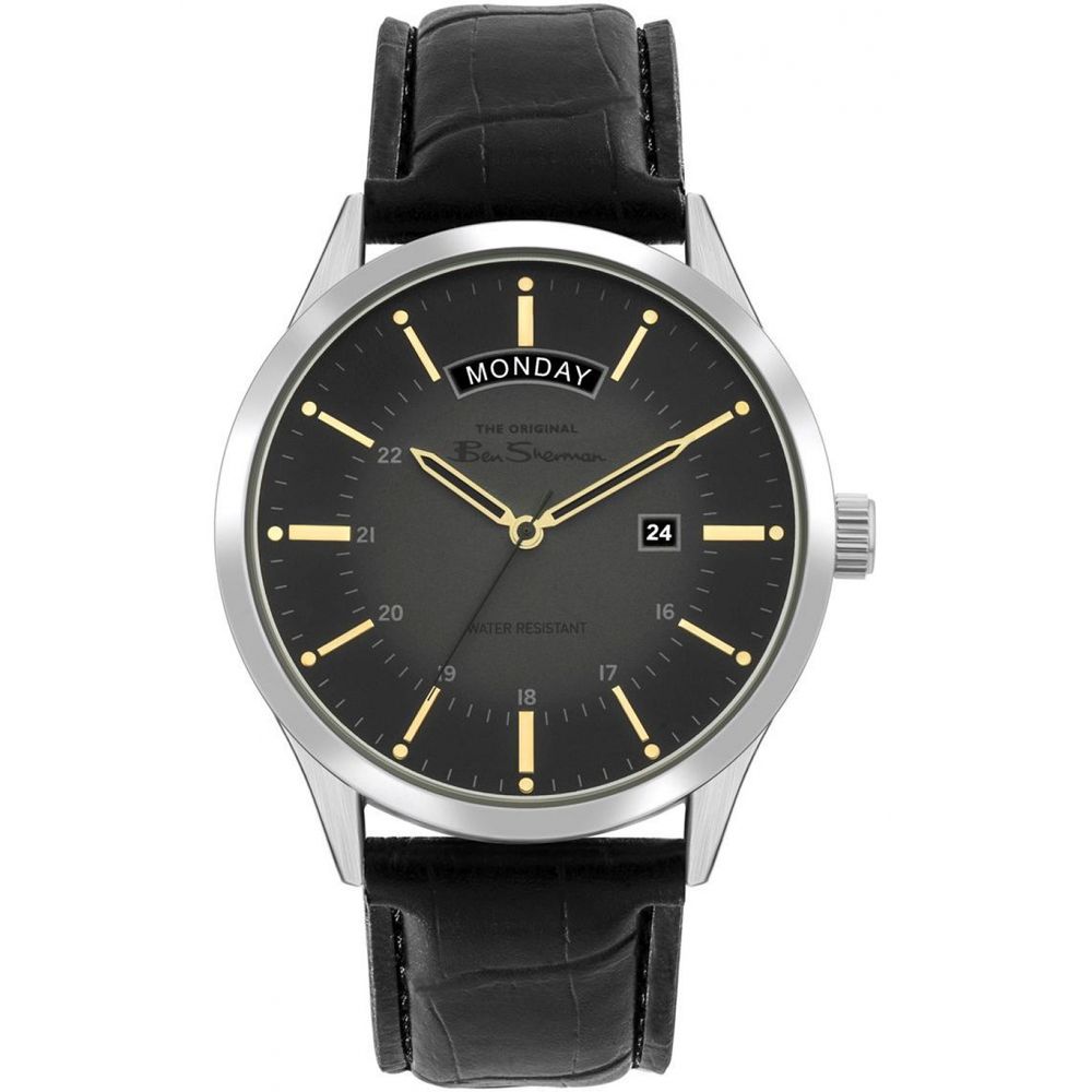 Ben Sherman Black Leather Watch