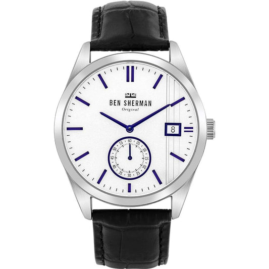 Ben Sherman Black Leather Watch