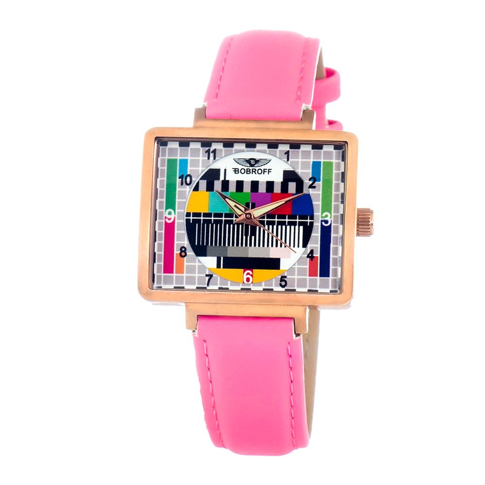 Bobroff Multicolor Leather Watch