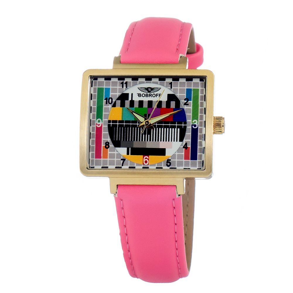 Bobroff Multicolor Leather Watch