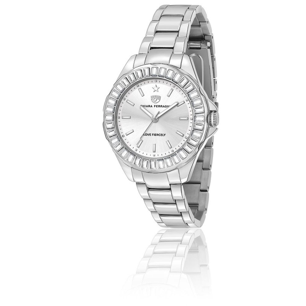 Chiara Ferragni Silver Stainless Steel Watch